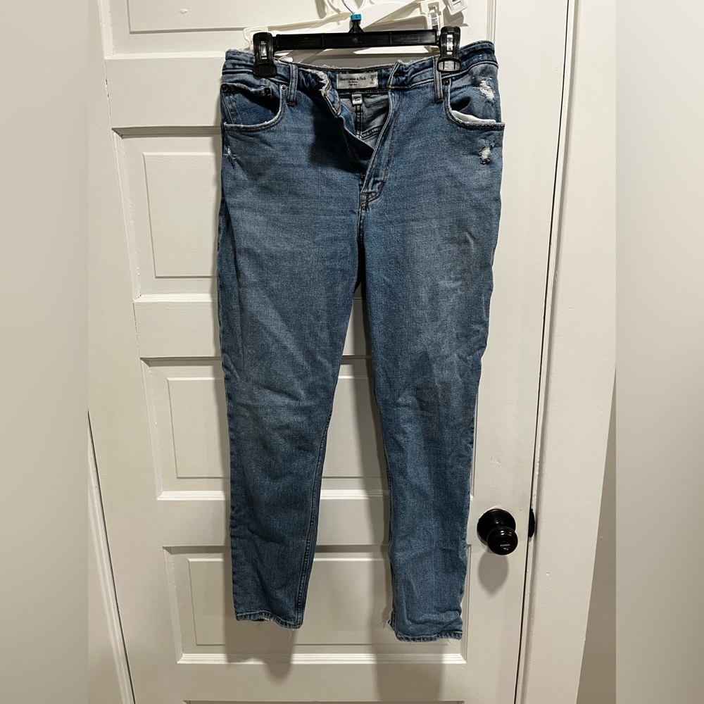 Abercrombie The Skinny High Rise Curve Love Sz 29